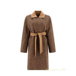Manteau de créateur manteau de femme de luxe manteau manteau cachemire manteau laine de laine de laine de voyage