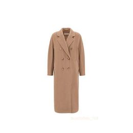 Designer Coat Womens Coat Jackets Bool Blends Coats Trench Chaqueta de pecho sólido sólido Slim Long Breakbreaker Woolen Rxz1