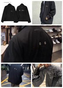 Créateur manteau zipper coat rétro mode homme printemps et automne high street trenchcoat debout veste de la veste de trench à collier masculin