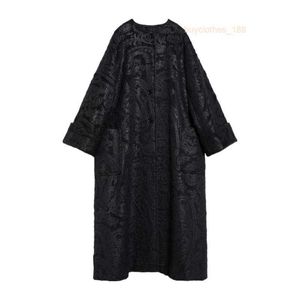 Designer Coats Cashmere Coats Luxe lagen Max Maras Dames Zwart Classic Casual Warm Alpaca Fabric Long Wollen Coat