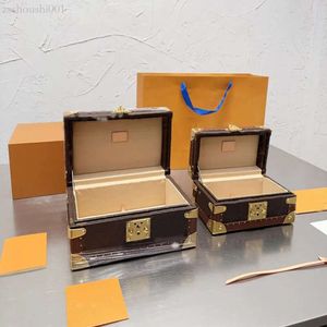 Designer coffret joaillerie sacs boîtes en cuir 8 masqueur organisateur bijoux rangement de rangement mode anneaux pour femmes
