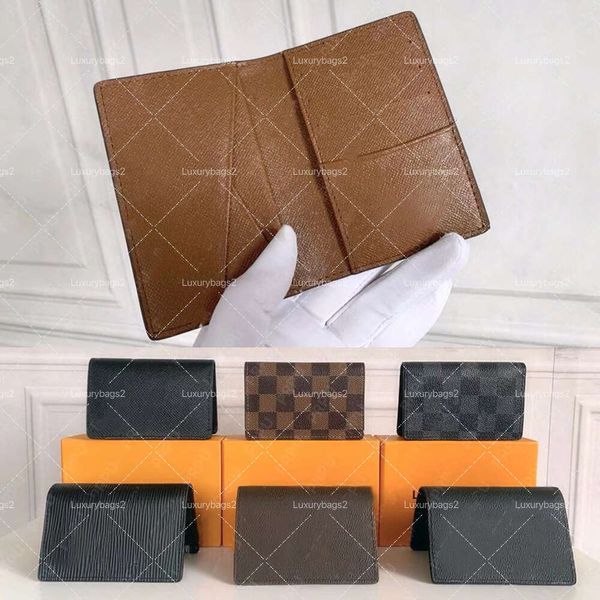 Porte-monnaie de concepteur Portefeuille Porte-cartes Hommes Portefeuille Femmes Porte-clés Porte-monnaie Organisateur de poche Mode Court Hommes Luxe Multiple Portefeuille Clé Damier PRPU