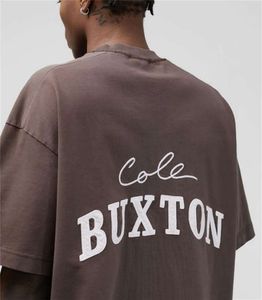 Ontwerper Cole Buxton T-shirt CB T-shirt Cole Buxton T-shirts Summer Men Designer T Shirts Men Women Hoge kwaliteit klassieke slogan CB Print Top T-shirt met tag 46