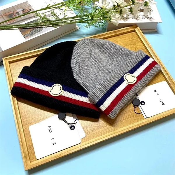 Chapeau de style collégial de styliste, casquette tricotée pour la vitalité de la jeunesse, casquette en laine, produits en coton