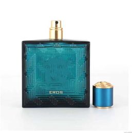 Diseñador Colonia Perfume Eros para mujeres y hombres 100ml Azul Eau de Toilette Long Dure Fragance Spray Premeierlash 12ro