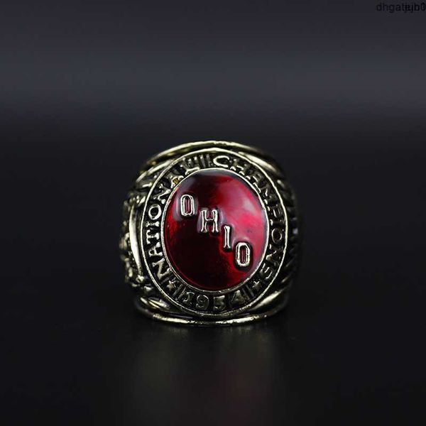 Bague commémorative de créateur, anneaux de bande, 1954, Ohio State University, Buckeye, championnat national de football, bague de championnat Gn73