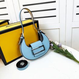 Designer Cookie Mini Bag Dames Maan Onderarm Volledige lederen schoudertassen Luxe portemonnee dame gemakkelijk zakje op riemtas metalen letters merk handtassen dianqi mini tas