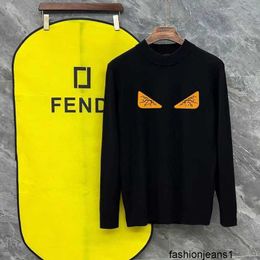 Designer Correct Top Version 1.1 Hiver Nouveau Fenti Little Monster Eye Knit Bottom Shirt Pull à col rond pour hommes et femmes RoweIBHV