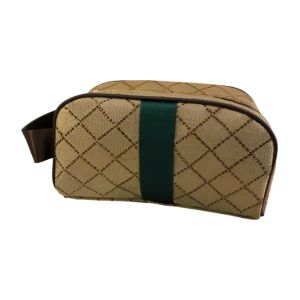 Bolsa de cosméticos de diseñador Letras completas Bolsas de maquillaje Bolsa de maquillaje para mujer Moda para hombre Bolsa de artículos de tocador G Wash Bolsa de cosméticos de lujo Bolsa de lavado Pochette