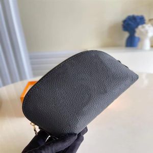 Ontwerper cosmetische tas pm reliëf tas beroemde make-uptassen reistas dame kleine echt lederen clutch portemonnee topkwaliteit 5A handb260f