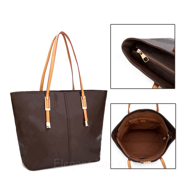 Bolso de cosméticos de diseñador Bolso grande de cuero Bolso de compras de lujo Mujeres Cremallera Bolso de hombro Hombres Flor antigua Moda Regalo de Navidad para la madre o San Valentín