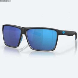 Designer Costas Sunglasses Fashion Big Frame Wood Grain Gernes Polarising Film Beach Wsar Rincon Blue Sport