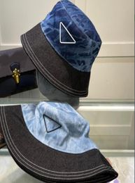 Chapeau de godet de cowboy de concepteur 2022 Nouveaux hommes Femmes Denim Chapeaux ajustés Sun Prévenir Bonnet Bonnet Casquette de baseball Snapbacks Pêche en plein air1063159