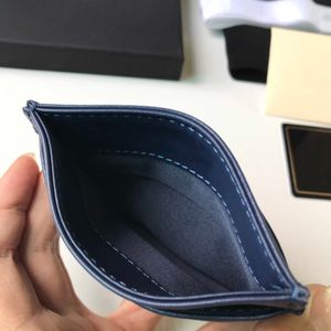 Titulaire de la carte d'identité de crédit Designer Porte-monnaie de luxe Slim Portefeuille en cuir de mouton Sacs d'argent Big Plaid Cardholder Case pour hommes femmes Mode Mini