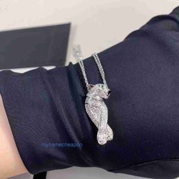 Designer Croitrres Nacklace Set Set Pendant Full Diamond Léopard Collier S925 Silver en argent sterling MAIN MAINMATE