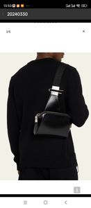 Designer crossbody Heren zakelijke schoudertassen Verstelbare riem Groot volume ritsvak Perfecte reizende casual tassen