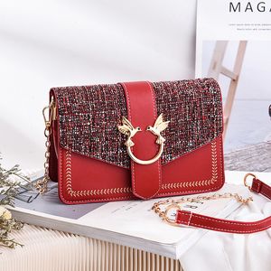 Diseñador Bolsos cruzados Bolso de cadena Embrague Flap Lady Tote Maquillaje Bolsas de hombro Monedero Moda Monedero Doble Pájaros Titular de la tarjeta Cofre Mujeres Mensajero de cuero