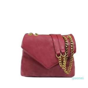 Designer Crossbody Chaîne Sangle Sac à bandoulière de luxe pour les femmes matelassées en cuir PU Messenger V Modèle Sacs fourre-tout Lattice Lady Sac à main Totes 000