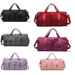 Hoge capaciteit Outdoor sport Duffel designer tas lululemens dames lu tote Crossbody nylon Schouderbagage Tassen heren Luxe handtas Clutch kofferbak weekendtassen