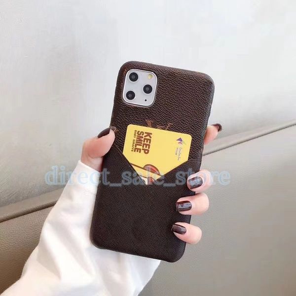 Designer Crossbody Wallet Phone Cases pour iPhone 14 13 12 11 Pro Max 15 11 12 mini x xr xs xsmax 6 7 8 plus Luxury Card Holder Pocket Case
