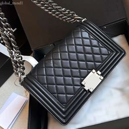 Designer Crossbody Woman Handbag Tote Pourse Paris Channelbags Sac épaule de messager en cuir authentique Lady Wallet Diamond Lattice Sacs de luxe Multi Color 973