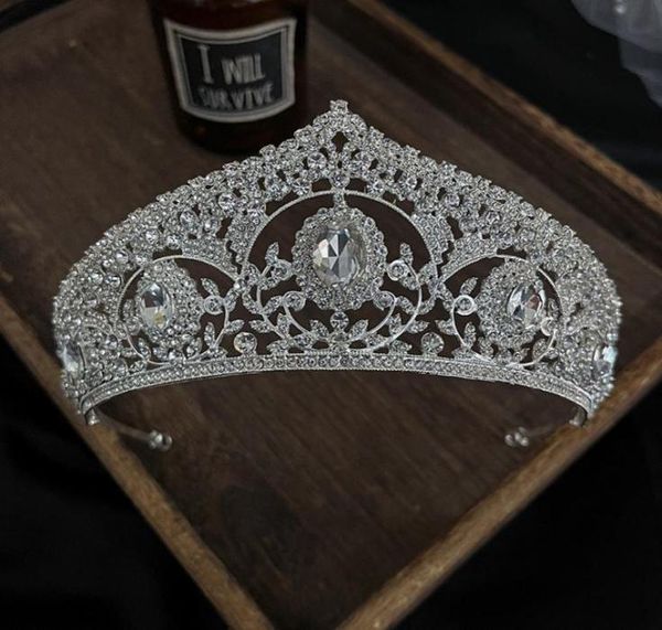 Designer Crown Lady Fashion Luxury Wedding Cix de mariage Alloy Rress Bridal Accessoires 0728404903059