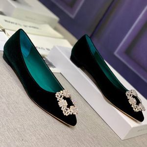 Ontwerper-kristal-verfraaid gesp vlekpompen schoenen spool hakken sandalen dames luxe ontwerpers jurk schoen maat 35-41
