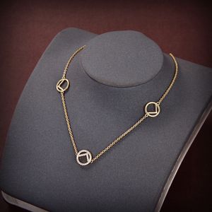 Designer Kristallen Kettingen Voor Vrouwen Ketting Trendy Stijl Dames Heren Ketting Merk Hanger Sieraden Kettingen Strass Geschenken