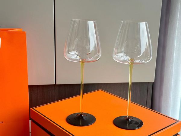 Diseñador Crystal Wine Glass Cambacas de copa de champán Caja de regalo de moda Embalaje de regalos Family Groyd Alling