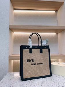 Designer tas RIVE GAUCHE handtas dames boodschappen tas met reliëfdruk canvas strandtas met grote capaciteit