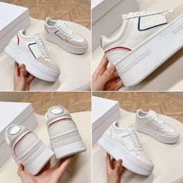 Designer CT 10 Block Sneakers Optic White veelzijdige Pine cake Dikke Bodem Schoenen Modetrend Beroemde merk kantoor sneaker