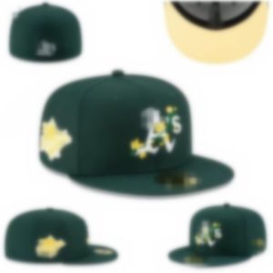 Designer Cubs A's Letter Baseball Caps Brand les plus récents hommes femmes Gorras Hip Hop Casquette Flat Fitted Hats F1