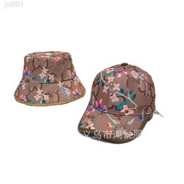 Designer Cucci Hat Version coréenne du chapeau de pêcheur féminin avec broderie florale Graffiti G-letter Protection solaire Chapeau de parasol pour hommes à la mode Chapeau de bassin
