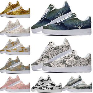 Designer personnalisé chaussures chaussures décontractées hommes femmes peint à la main Anime mode hommes formateurs sport baskets Color24