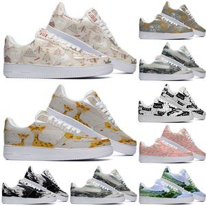 Diseñador zapatos personalizados zapato casual hombres mujeres pintado a mano anime moda para hombre zapatillas deportivas zapatillas color127