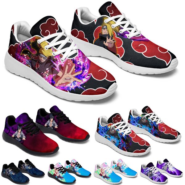 Diseñador de zapatos personalizados DIY Anime Entrenadores Hombres Mujeres Niños niñas Zapatillas de deporte Zapatillas de correr personalizadas Jogging zapato para caminar US5.5-11 CALIENTE
