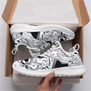 Designer douane schoenen DIY voor heren dames mannen trainers sport gai sneakers schoen aangepaste groothandel kleur44