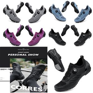 Designer Cyclaling Chaussures Hommes Sports Dirt Road Bike Chaussures Flsasaat Spdaeed Cyclisme Baskets Appartements Chaussures De Vélo De Montagne SPD Crampons Chaussures 36-47 GAI