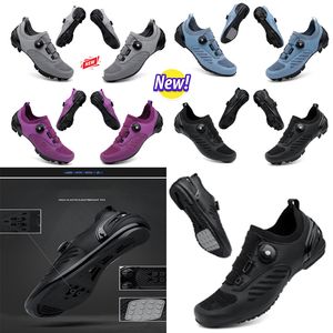 Chaussures de cyclisme design Hommes Sports Dirt Road Bike Chaussures Plat Vitesse Cyclisme Baskets Appartements Vélo De Montagne Fazootwear SPD Crampons Chaussures 36-47 GAI