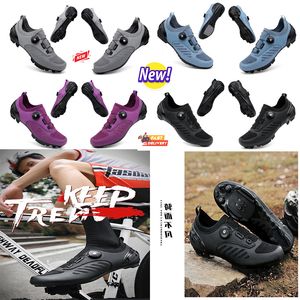 Chaussures de cyclisme design Hommes Sports Dirt Road Bike Chaussures Plat Vitesse Cyclisme Baskets Appartements Vélo De Montagne Fazootwear SPDwq Crampons Chaussures 36-47 GAI