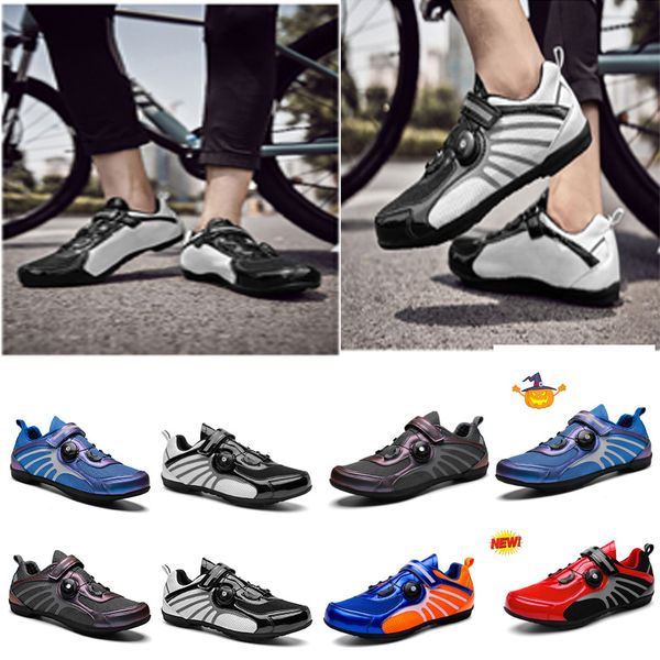 Designer Chaussures de cyclisme Hommes Sports Dirt Road Bike Chaussures Plat Vitesse Vélo Baskets Appartements Montagne Vélo Chaussures Hockey Tablee GAI