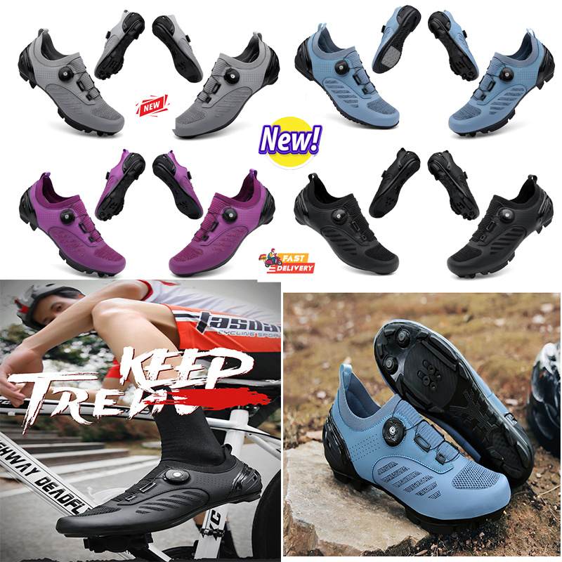 Designer Cycling Shoes Men Sports Dirt Road Bike Shoes Flat Speed ​​Cdaycling Sneakers Flats Mountain Bicyscle Footwear Spd Cleats Shoes 36-47 GAI