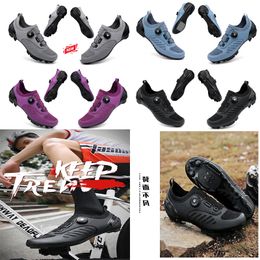 Zapatos de ciclismo de diseño Hombres Deportes Dirtda Zapatos de bicicleta de carretera Velocidad plana Cdaycling Zapatillas de deporte Pisos Bicicleta de montaña Calzado SPD Tacos Zapatos 36-47 GAI