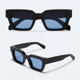 Lunettes de soleil à vélo de créateurs OMRI012 Classic Black Full-Frame Protection oculaire 012 Men Fashion Eyewear UV400 Lenses de protection Sunglas 311Z