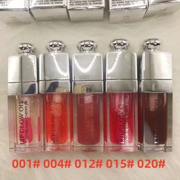 Diseñador D Maquillaje Lip Gloss Liquid Lipstick 3D Hydra Charm Lip Oil 6ml 5 Diferente color de color hidratante y preservador Color Coloris maquillaje de labios de maquillaje