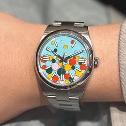 Designer date Dhgate montre pour hommes femmes 36mm mouvement à quartz type huître boîtier en acier inoxydable saphir Montres-bracelets De Luxe montres