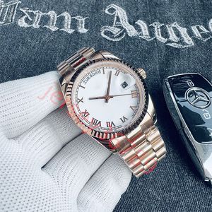 Designer Date montre mens Avec diamant 2813 montre mécanique saphir 40MM romain numérique étanche 50M natation cadeau de vacances original jason 007 montre ST9 U1