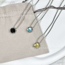 Designer David Yumans Yurma Bijoux Bracelet xx Small Belt Collier Four Claw 5a Zircon Pendant