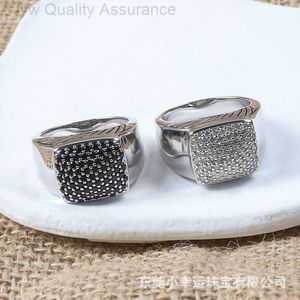 Ontwerper David Yurma Sieraden Soortgelijke David Fashion 15mm Ring Imitatie Diamond Hot Selling Ring