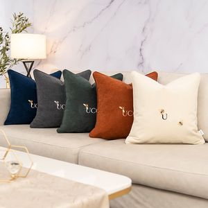 Designer Decorative Oreiller Fashion Lettre de la lettre 30 * 50 45 * 45 50 * 50 coussin coussins de luxe Home décorer pour la lit